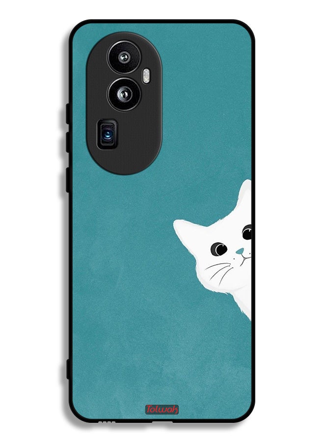 Tolwak Oppo Reno10 Pro Plus Protective Case Cover Cat Appearing - Image 1