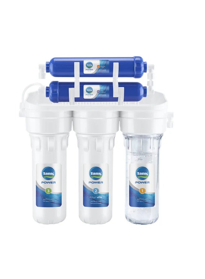 Tank power filter 5-Stage Water Filter White