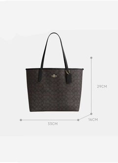 coachoutlet COACH City Tote Bag In Signature Canvas  - Image 4