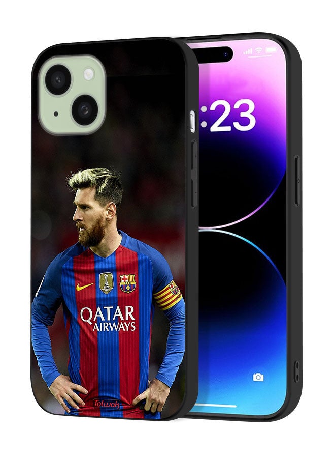 Tolwak Apple iPhone 15 Protective Case Cover Messi Barcelona - Image 1