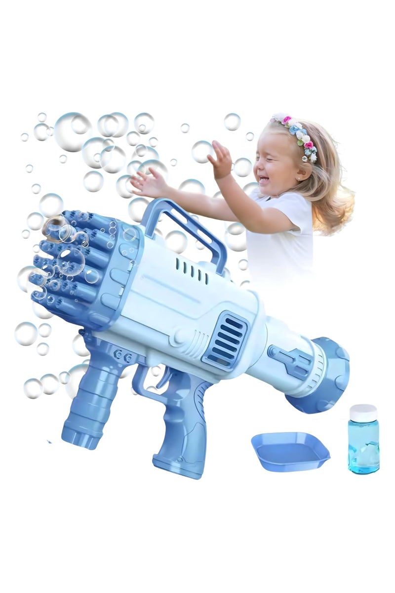 Bubble Gun - 32 Hole Bubble Gun - Bazooka Bubble Machine - Kids Bubble Gun for Indoor or Outdoor Use, Parties, Halloween, Easter, New Year, Birthdays, Christmas Gifts - Image 1