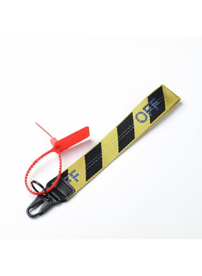 OFF-WHITE Street fashion keychain key ring lanyard - Image 1