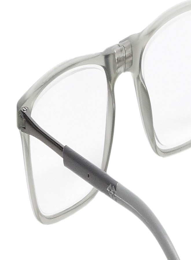 Calabria SP02 Snap Magnetic Reading Glasses +2.75 Crystal Grey Front Connect Adjustable Temples Around Neck Hanging Readers - Image 4