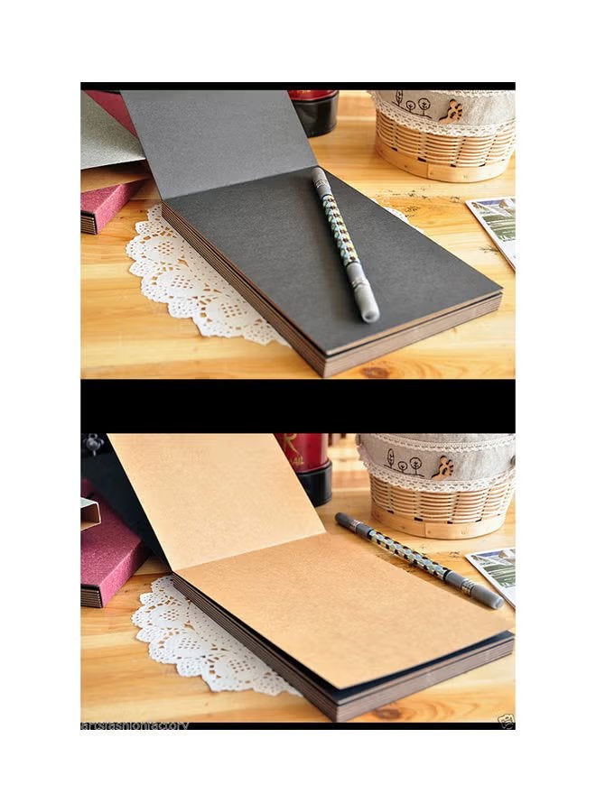 Paris Eiffel Tower Creative Self-adhesive Photo A5 Album Red - Image 3