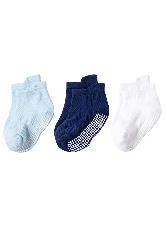 6 Pairs Baby Socks Soft Cotton Lovely Pattern Socks For Baby Boy Socks Multicolor M(1-3 AGE) - Image 3