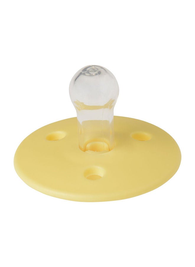 Mininor Pack Of 1 Baby Round Pacifier Silicone, 0 Months +, Duckling - Image 2