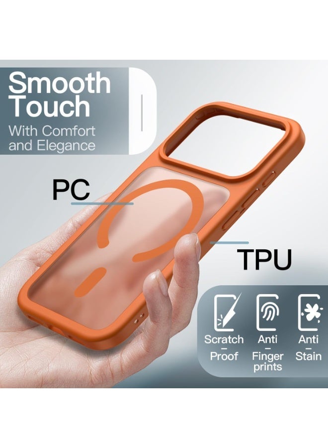 Reebux 2 in 1 for iPhone 17 Pro Max Case Compatible with Magsafe, Translucent Matte Case with Camera Protector, Military Grade Shockproof Protective Phone Cover for 17 Pro Max 6.9-inch - Image 4