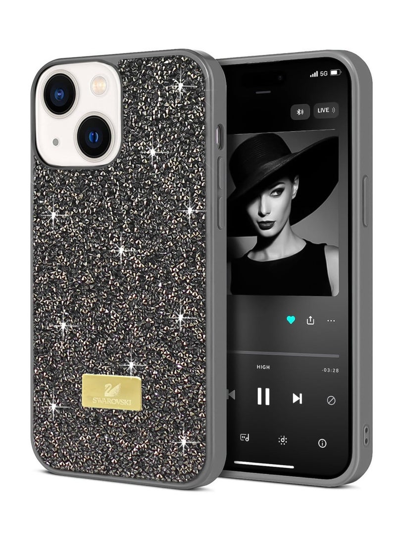 Case For iPhone 13/iPhone 14 Case Glitter, Sparkle Diamond Crystal Bling Case with Bling, Ultra Thin Lightweight Full Body Shockproof Anti-Scratch Protective Cover