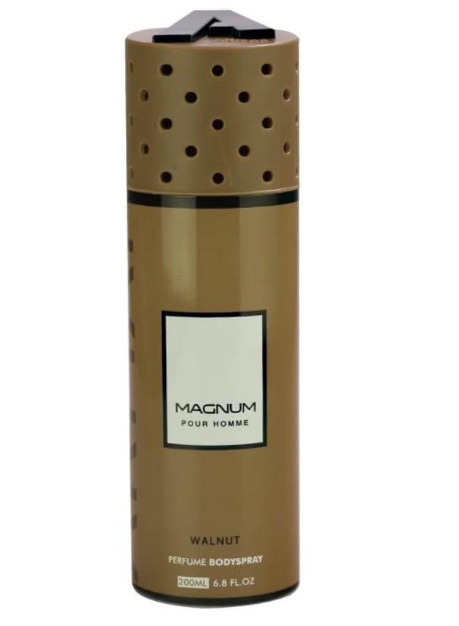 أرماف بخاخ معطر للجسم ماجنوم للرجال برائحة جوز البلوط من ارماف، 200 مل، بني - Image 1