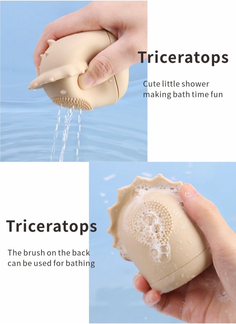 HieerBus Silicone Baby Bath Toys, Mold Free Squirty Bath Pool Toy for Toddlers, Preschool Bath Toys for Infants, Non-Toxic Dinosaur Bathtub Toys for Babies 6 Months+  - Image 4