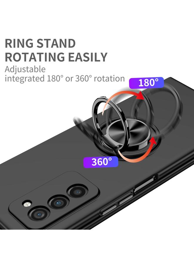 اس-توب جراب لهاتف Samsung Galaxy Z Fold2 5G جراب حامل حلقة مدرعة للهاتف - Image 4