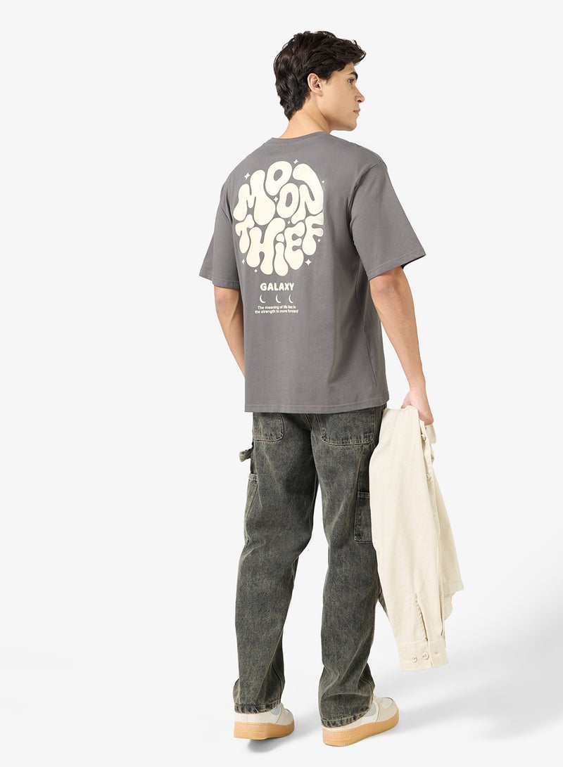 Seventy Five Graphic Print Oversized T-Shirt - Image 4