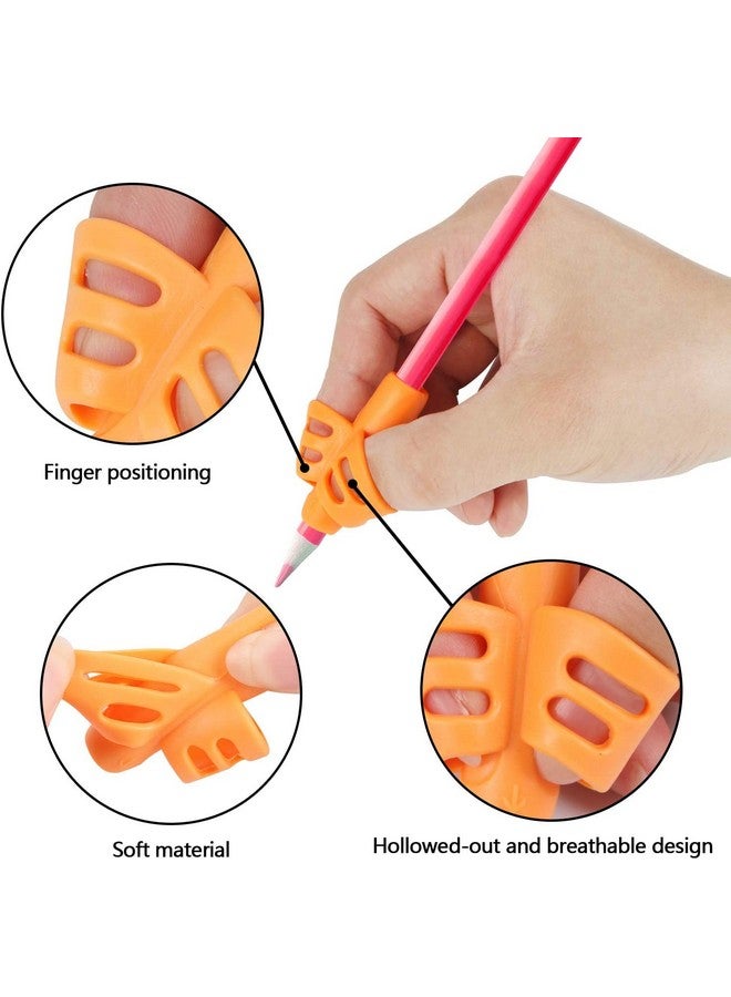 SANNIX 32 Pack Pencil Kids Grips for Kids Handwriting, Pencil Holder for Kids, Handwriting Grip, Ergonomic Training Pencil Pen Grips, Writing Tool for Toddlers Preschoolers, Children - Image 3