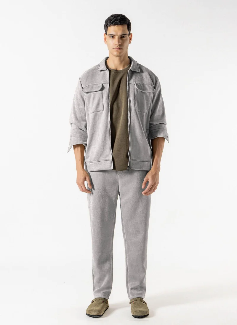 شايبس FAUX SUEDE JACKET SET