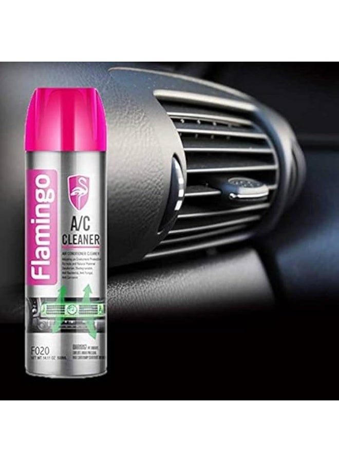 Flamingo Flamingo A/C Pro Foam Cleaner (500ml) | Car & Home Air Conditioner Disinfectant - Image 2