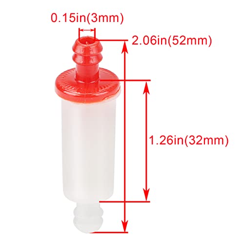 Wetenex Fuel Filter Replacement for Polaris Sportsman 300-850, Trail Boss 250-330, Magnum 325 - Inline Filter Fits All 1/4" Id Fuel Lines - Image 2