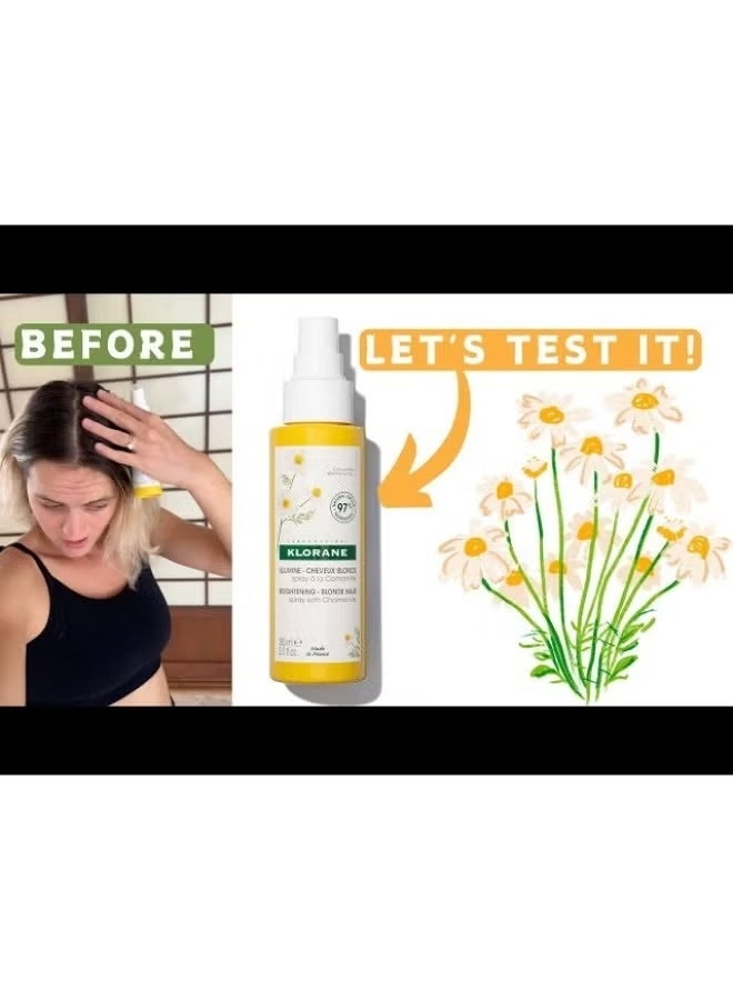 Klorane Illumine - Blonde Hair Spray With Chamomile 100ml - Image 4
