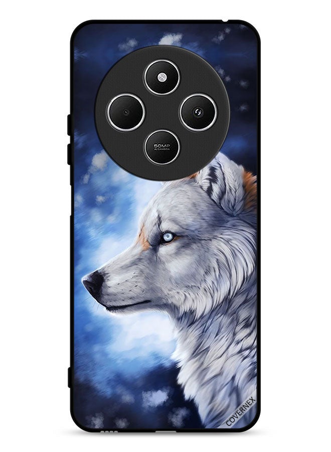 Covernex Xiaomi Redmi 14R 5G Protective Case Cover Wolf Paint Art  - Image 1