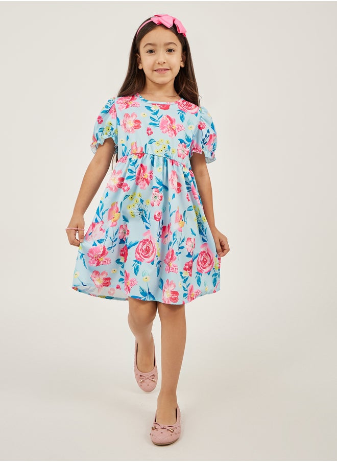 Styli Floral Print Dress  - Image 1