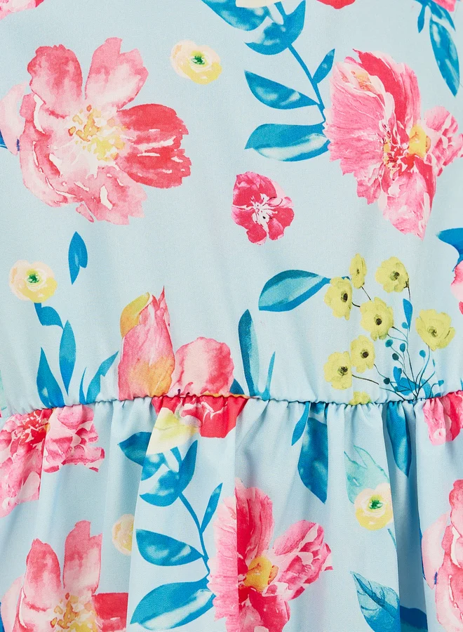 Styli Floral Print Dress