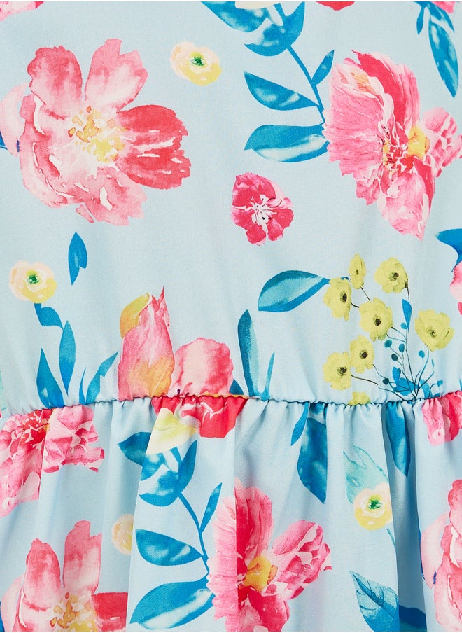 Styli Floral Print Dress  - Image 3