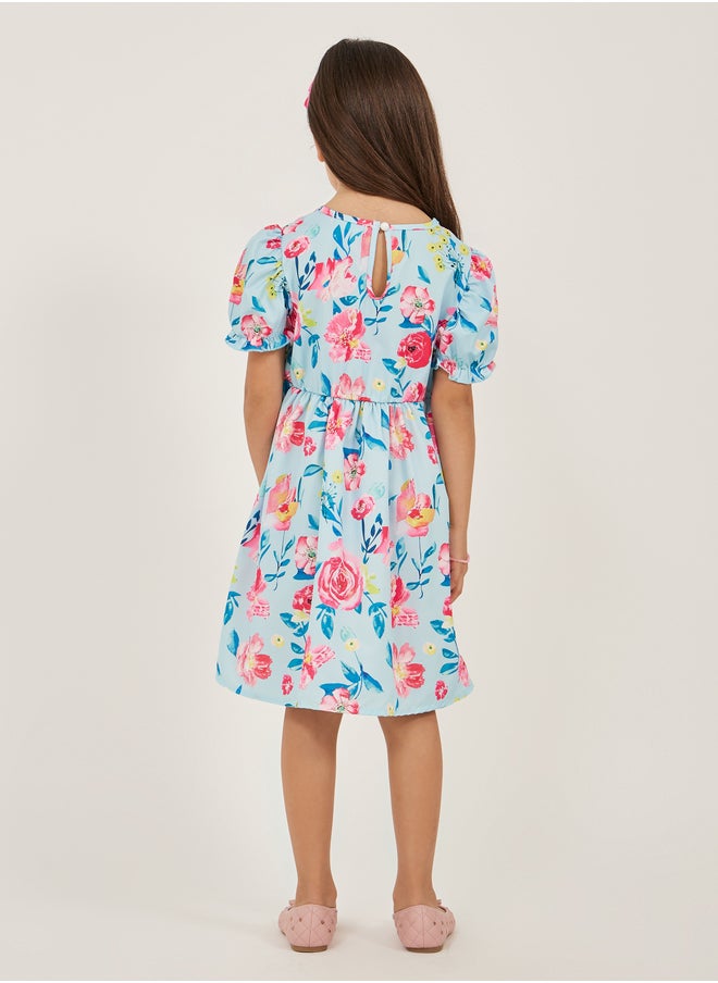 Styli Floral Print Dress  - Image 4