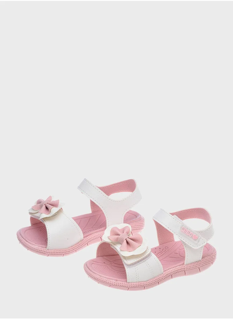Klin Kids Front Bow Sandals