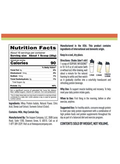 Isopure Isopure Infusions  Mango Lime 20gm Protein  14.1oz  400gm.  - Image 3