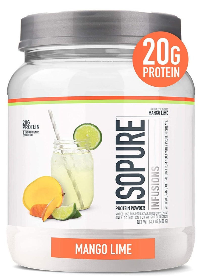 Isopure Infusions  Mango Lime 20gm Protein  14.1oz  400gm. - pzsku/Z37A3794B8E81D6539B5AZ/45/_/1643465446/7e970f09-0eec-42f0-b2df-022efceac4d6