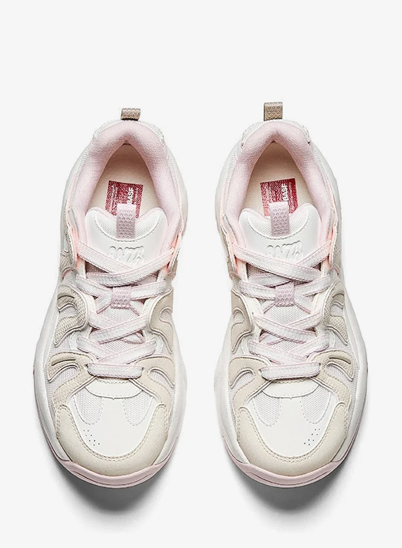 ANTA White/L.Pink Milkshake - Chunky Lifestyle Shoes for Women | Best Price UAE
