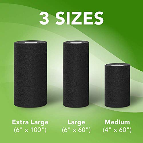 Strive Compression Infrared 6"x100" Therapy Wrap for Wrist, Arm, Leg, Ankle, Elbow. Enhances Blood Flow, Reduces Swelling, Accelerates Healing. Black, Made in the USA - Image 5