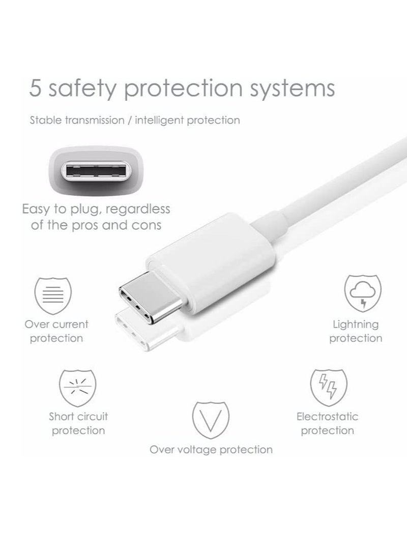 ELTRAZONE USB C Cable 5A Fast Charging Cable USB Type C Charger (2 Pack) Compatible for Huawei P20 Lite Mate 20 Pro P20 Samsung S10 Plus S9 S8 Note 9 LG G5 G6 Xiaomi Mi A2 Mi 9 etc - Image 4