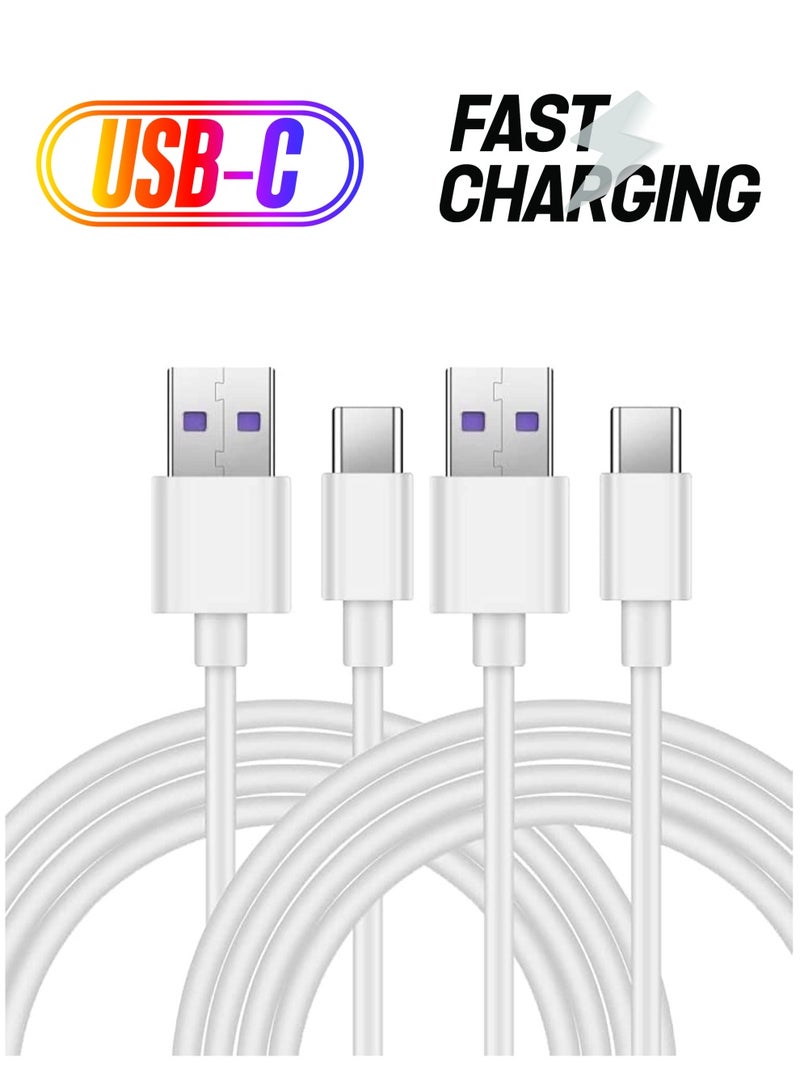 ELTRAZONE USB C Cable 5A Fast Charging Cable USB Type C Charger (2 Pack) Compatible for Huawei P20 Lite Mate 20 Pro P20 Samsung S10 Plus S9 S8 Note 9 LG G5 G6 Xiaomi Mi A2 Mi 9 etc - Image 1