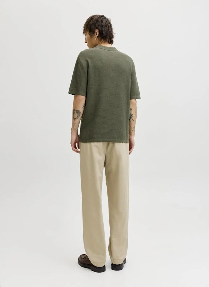 جاك اند جونز بولو محبوك أساسي