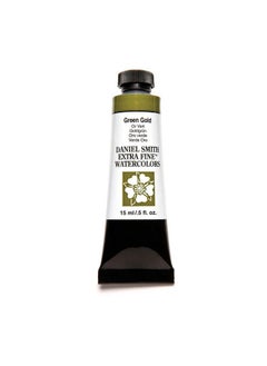 Daniel Smith Green Gold Extra Fine Watercolor 15Ml Paint Tube 0.5 Fl Oz (Pack Of 1)  - Image 1