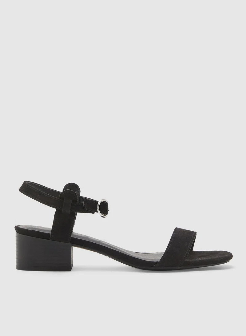 NEW LOOK Origin Low-Heel Sandal - Black