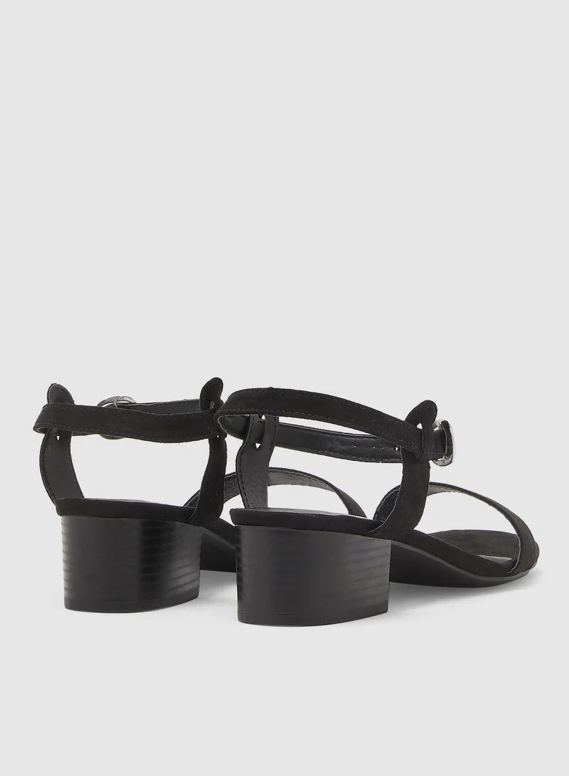 NEW LOOK Origin Low-Heel Sandal - Black