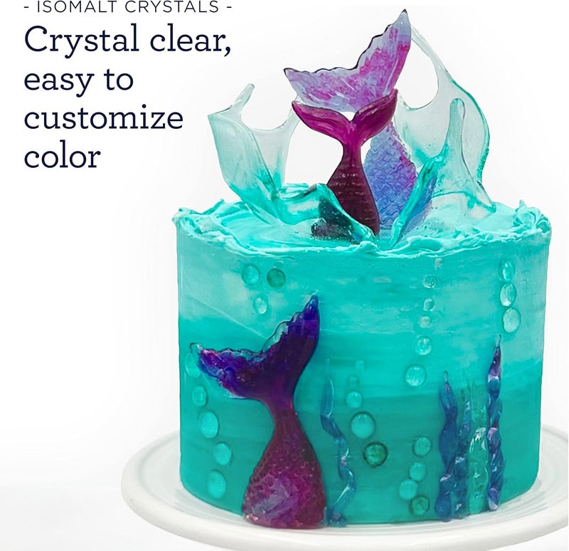 Satin Ice Isomalt Crystals - 16oz Pail for Sugar Sculptures and Cake Toppers - Image 4