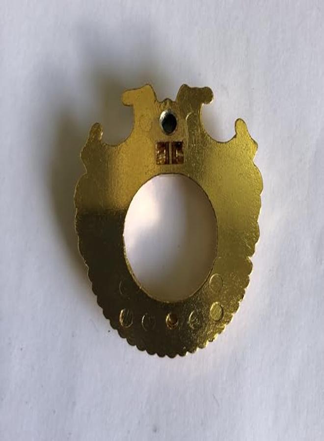 Gold-Colored Cabinet Pendant Handle, Brass Material, Italian Made, Handle Size 4 Cm - Image 3