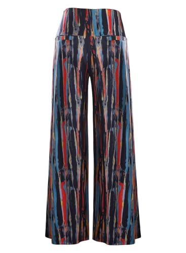 Arolina Women's Stretchy Wide Leg Palazzo Lounge Pants Casual Comfy High Waist Palazzo Pants - Image 3