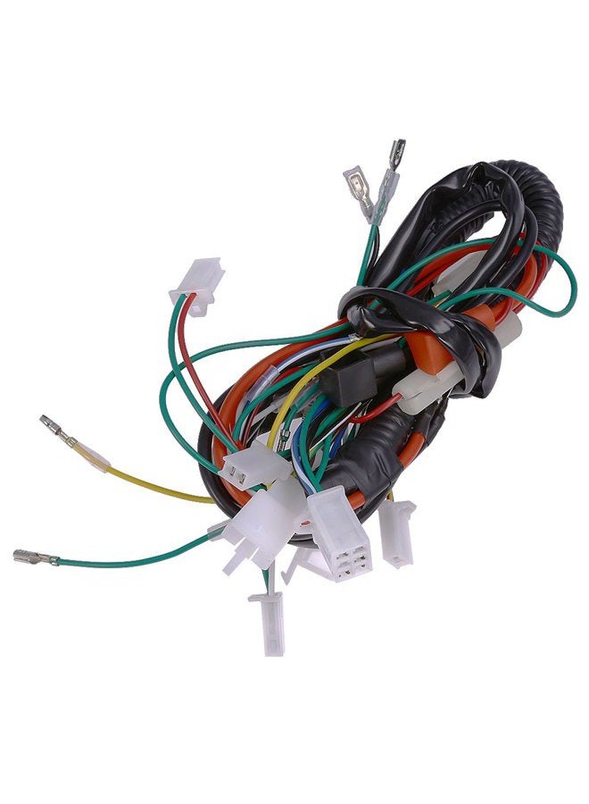 Anxingo Electric Start Wire Loom Wiring Harness Quad Complete Harness Fit for Chinese ATV UTV Quad 4 Wheeler 50cc 70cc 90cc 110cc - Image 2