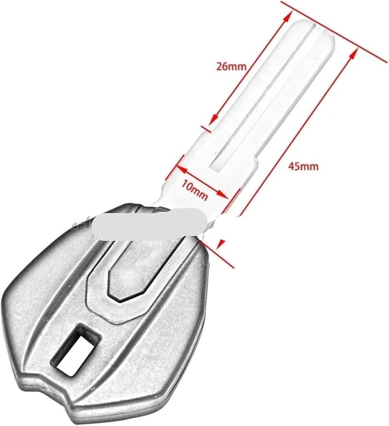 Red Uncut Blade Keys Compatible with Ducati 696 796 821 848 1098 1199 1299 Motorcycle - Image 3
