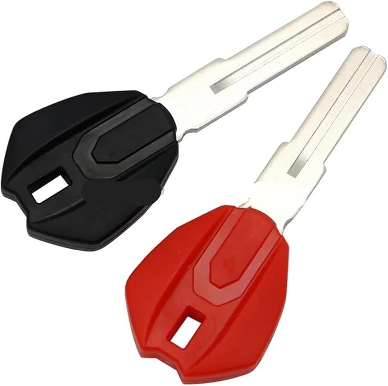 Red Uncut Blade Keys Compatible with Ducati 696 796 821 848 1098 1199 1299 Motorcycle - Image 4