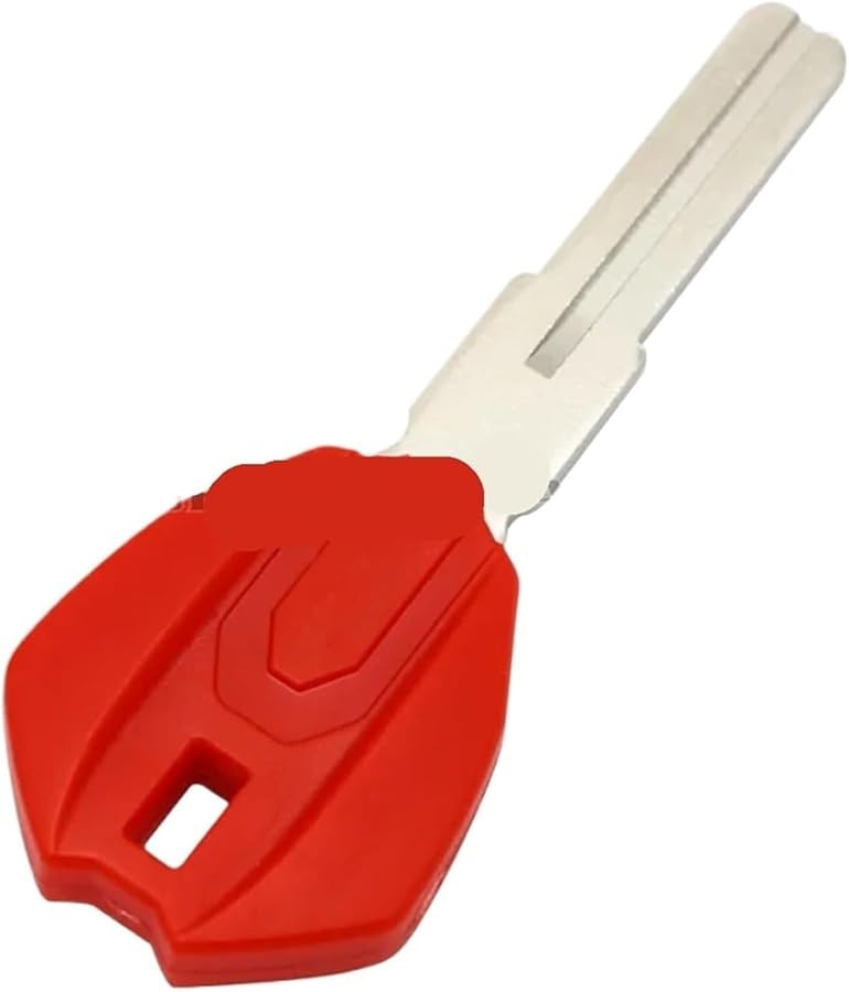 Red Uncut Blade Keys Compatible with Ducati 696 796 821 848 1098 1199 1299 Motorcycle - Image 2