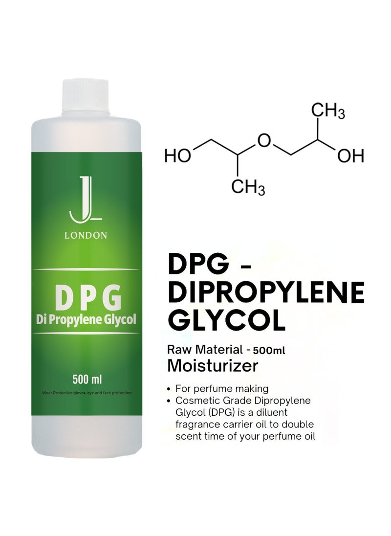 JAN LONDON - Jan London Dipropylene Glycol DPG Solution A versatile fragrance carrier for crafting custom scents in perfumes, colognes, diffusers, and skincare products 500ml - Image 1