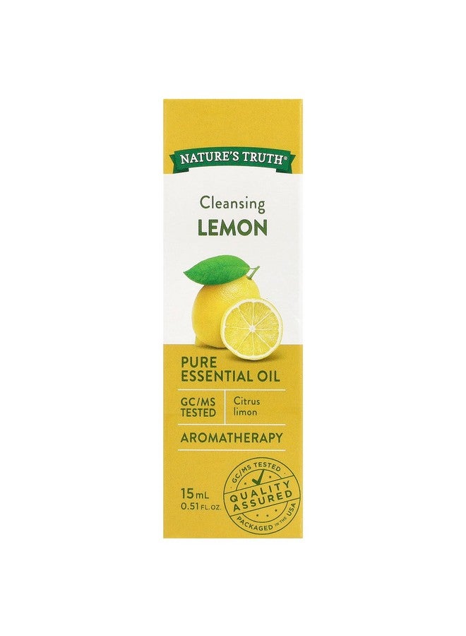 Nature's Truth Nature's Truth Vitamins Essential Oil, Lemon, 0.51 Fluid Ounce - Image 2