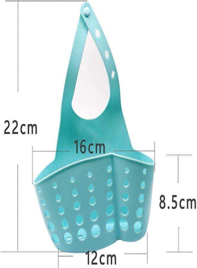 KIDINGTON 1PC Kitchen & Bathroom Sponge Soap Silicone Basket Water Draining Hanging Holder Organizer Faucet Sink Caddy Scrubber Dispenser Storage Container - Image 5