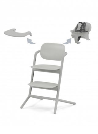 Lemo 2 High Chair System, Grows With Child Up To 209 Lbs, One-Hand Height And Depth Adjustment, Anti-Tip Wheels Safety Feature - Suede Grey - pzsku/Z37A4AEA7A05FD95A7F99Z/45/_/1725892378/ff507d74-17b4-4386-9f7f-2a7ee4388f77