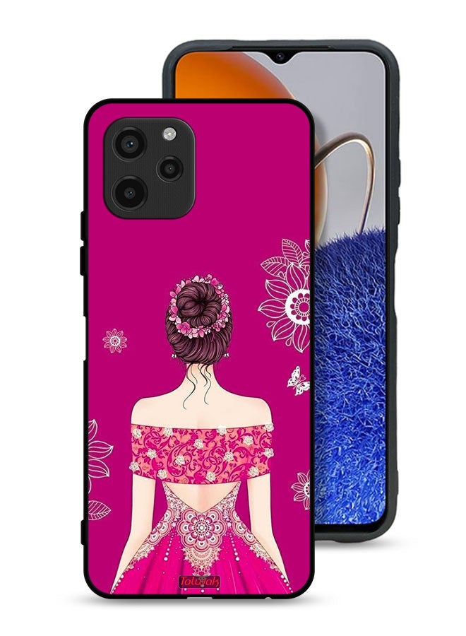 Tolwak Huawei nova Y61 Protective Case Cover Girl And Flowers Art - Image 1