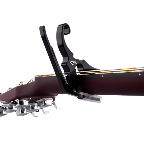 Kyser Short-Cut Partial Guitar Capo, 3-string, DADGAD, Black, KG3B - Image 3